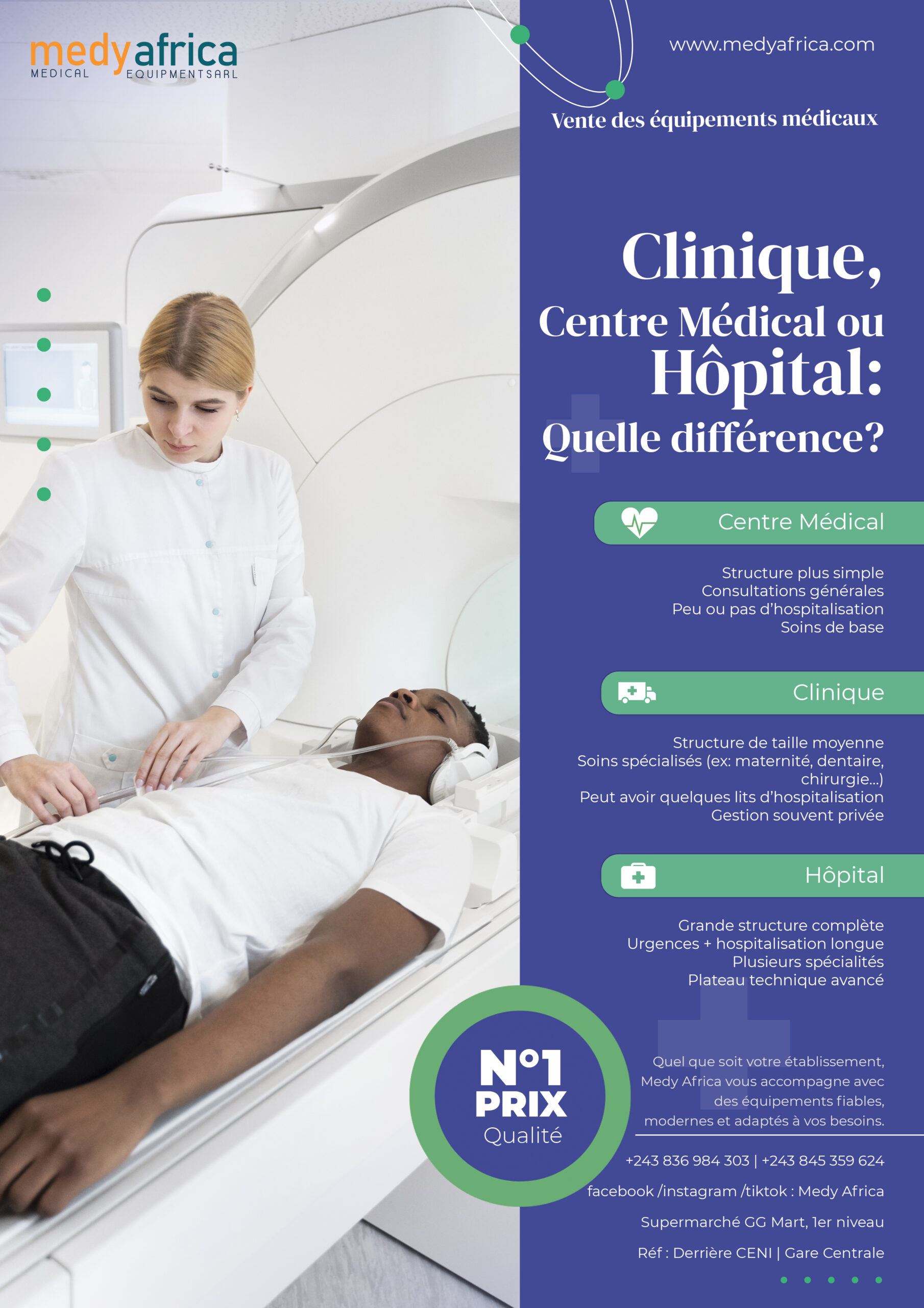Clinique, Centre Médical ou Hôpital : Quelle différence ?