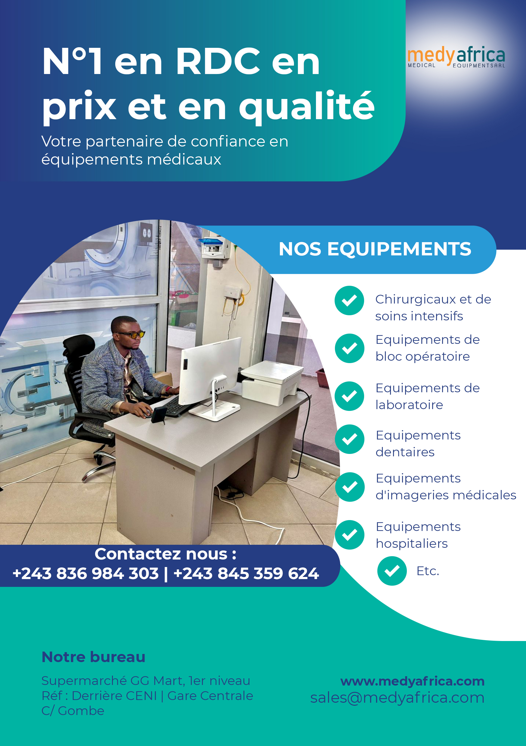 Pourquoi choisir des équipements médicaux de qualité est essentiel pour les établissements de santé en RDC