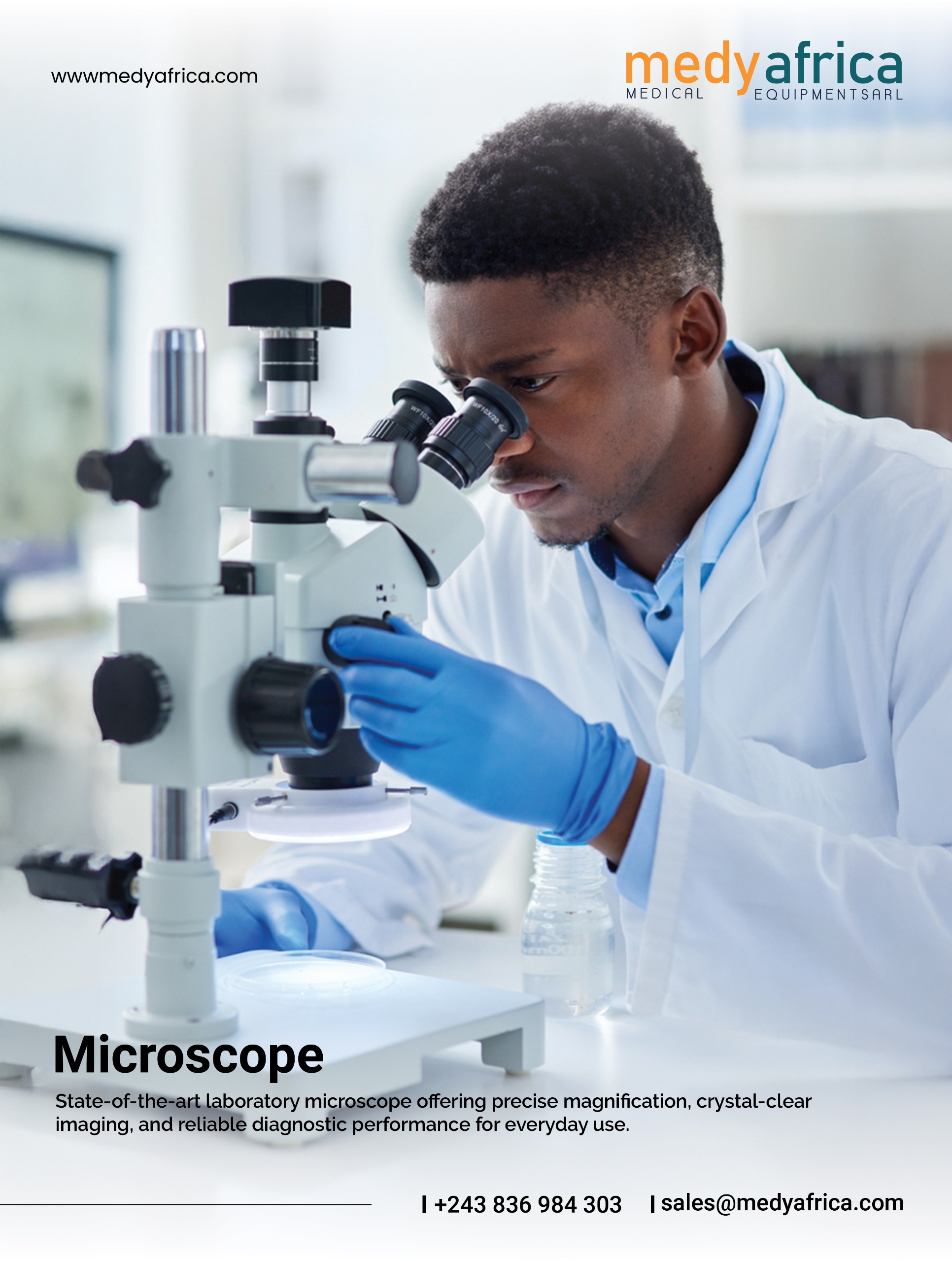 Produit Siemens : Microscope de laboratoire, un outil essentiel pour un diagnostic médical précis en RDC