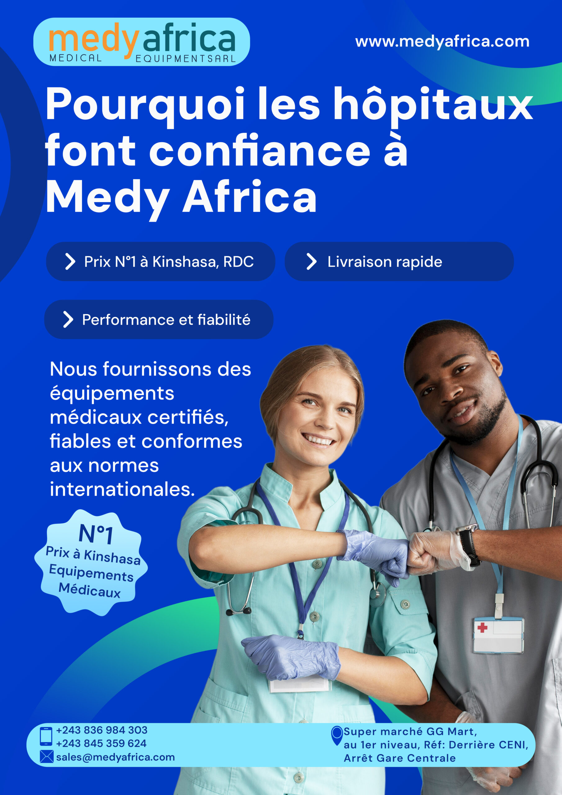 Pourquoi les hôpitaux font confiance à Medy Africa