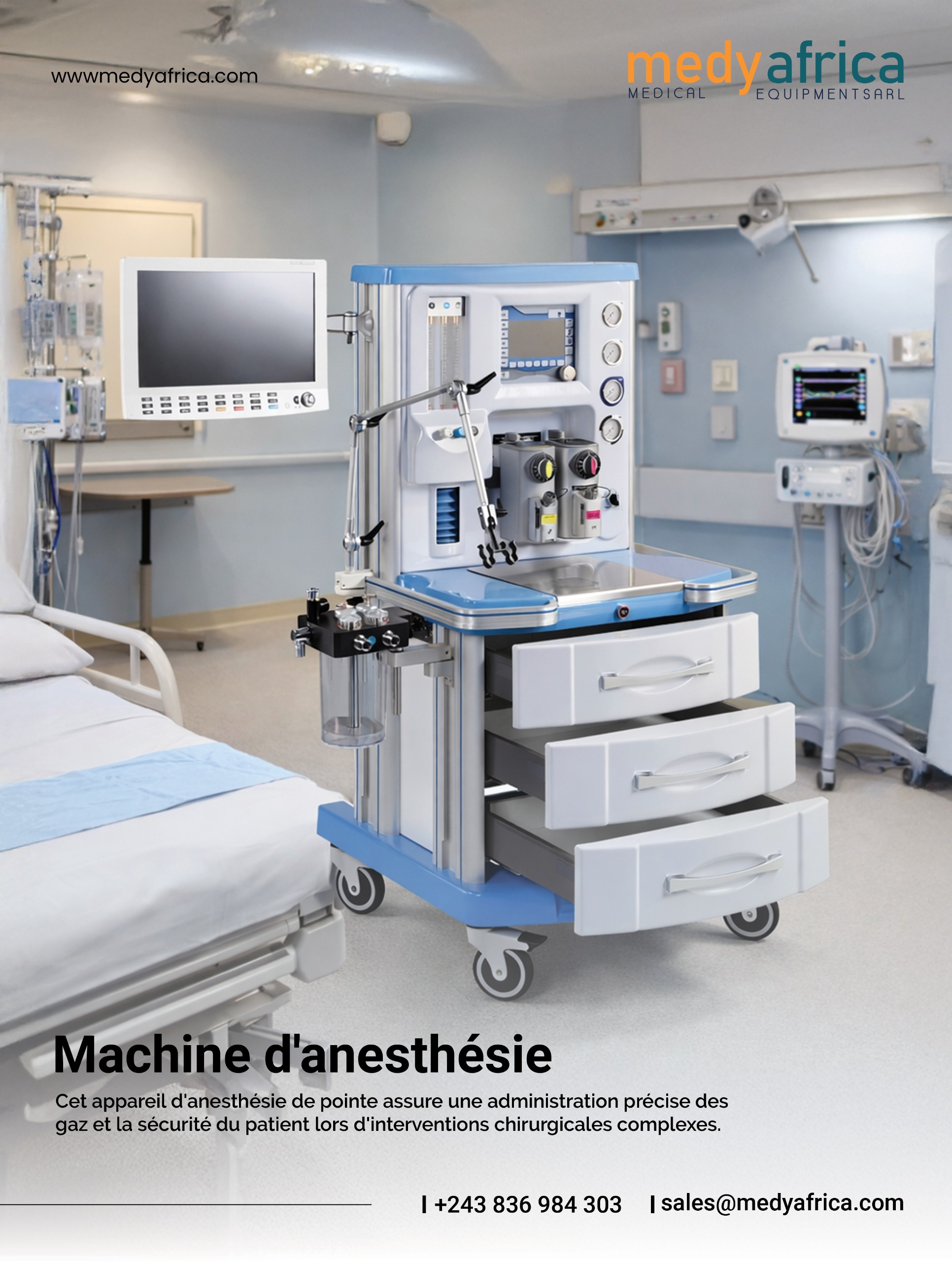 Machine d’Anesthésie : Un Équipement Indispensable pour la Sécurité au Bloc Opératoire